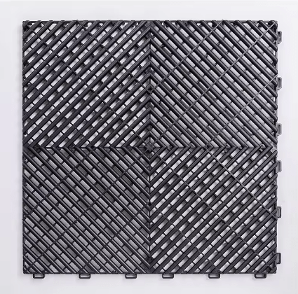 Floor Tiles HomeHarmony 40x40x1.8 cm - Black