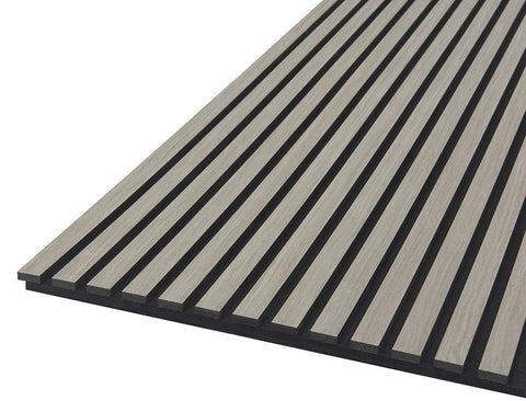Acoustic Wood Panels 244x52 cm Harmony Max - Grey Oak - HomeHarmony.eu