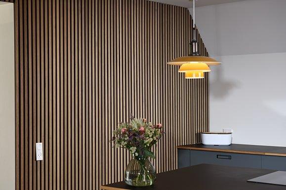 Acoustic Wood Panels 244x52 cm Harmony Max - Oiled Oak BEST BUY ✅ - HomeHarmony.eu
