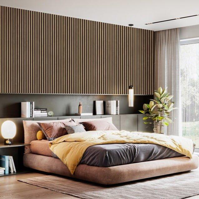 Acoustic Wood Panels 244x52 cm Harmony Max - Oiled Oak BEST BUY ✅ - HomeHarmony.eu