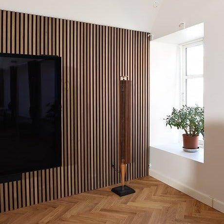 Acoustic Wood Panels 244x52 cm Harmony Max - Oiled Oak BEST BUY ✅ - HomeHarmony.eu