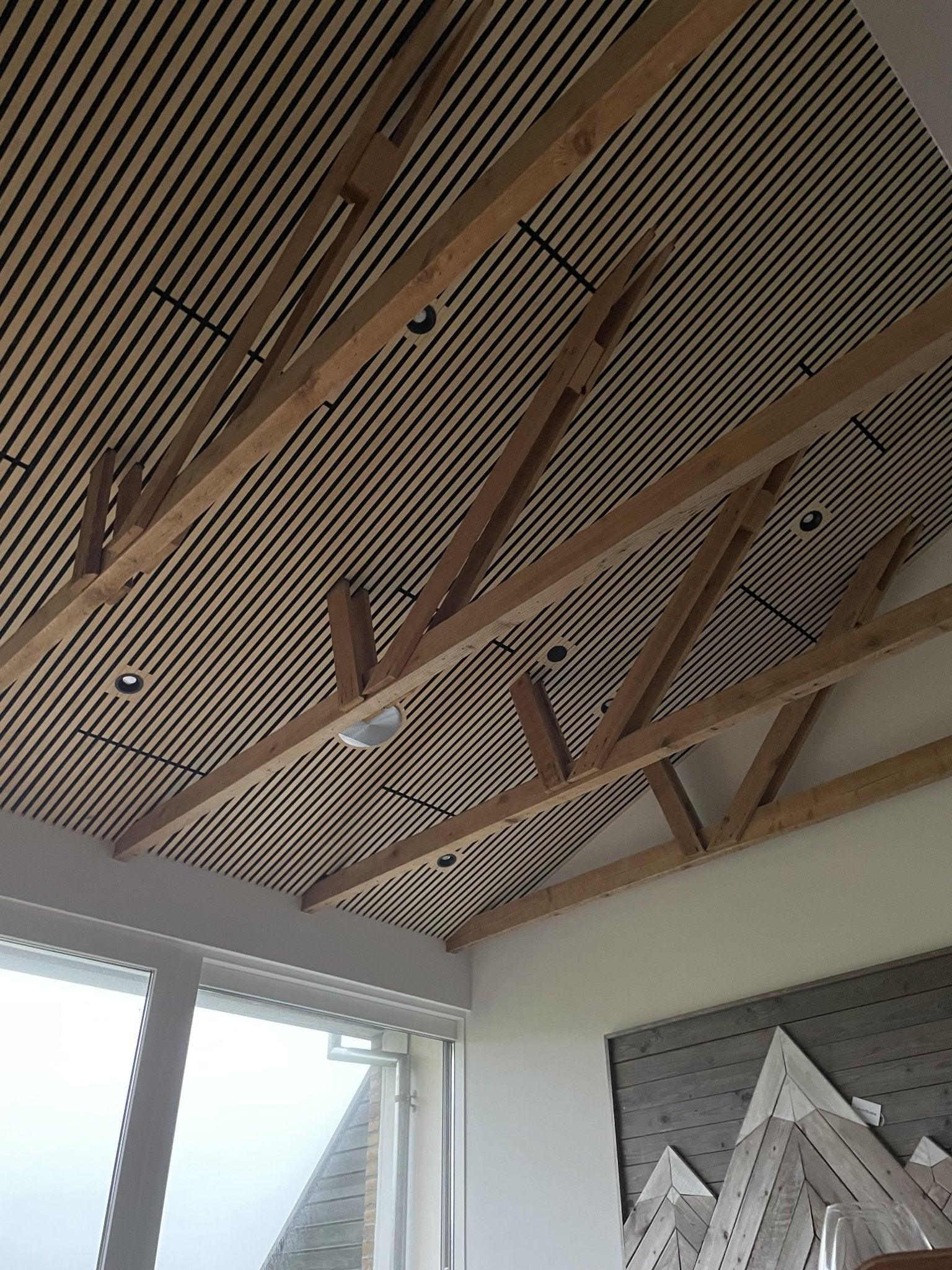 Acoustic Wood Panels 244x60 cm Harmony Basic - Ash - HomeHarmony.eu