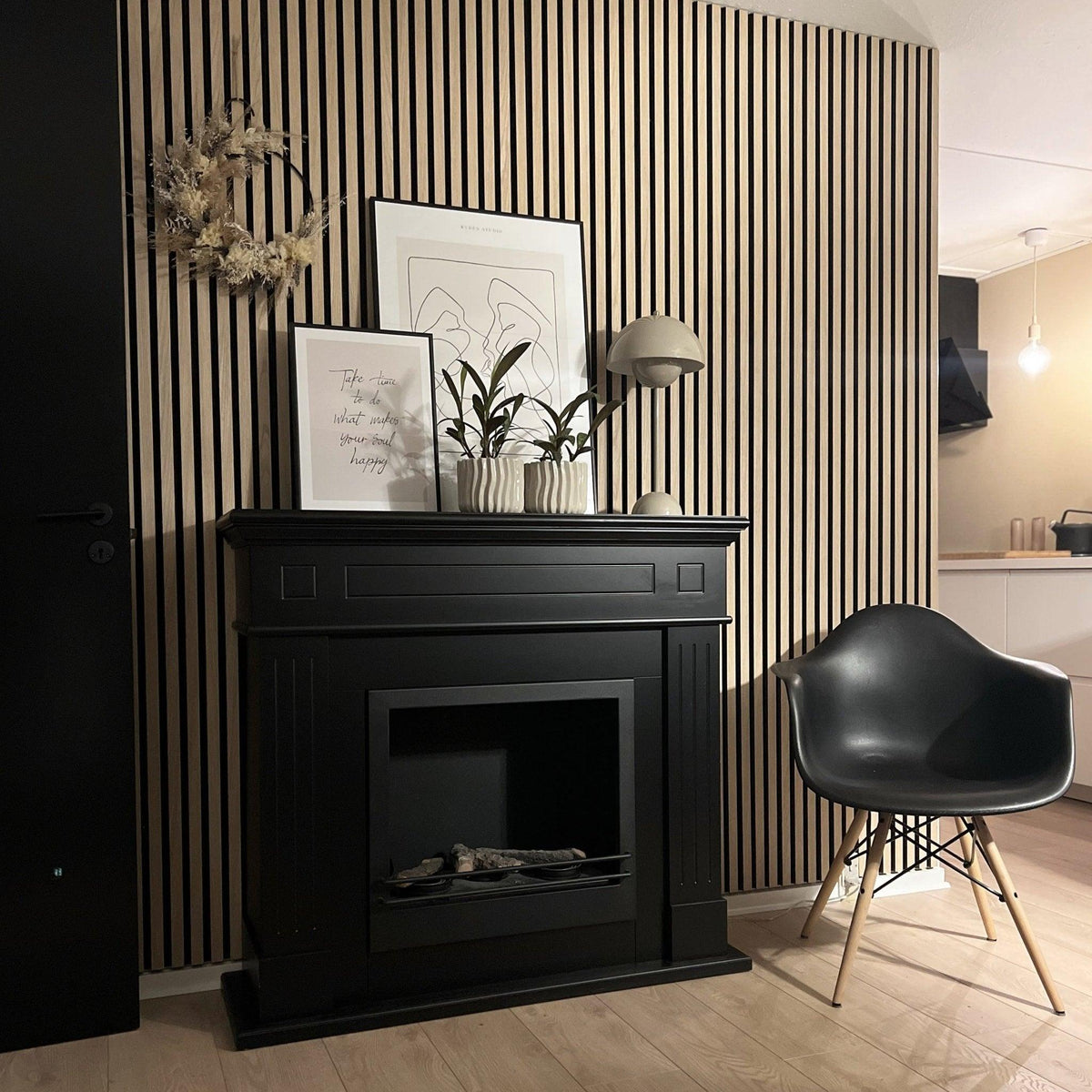 Acoustic Wood Panels 300x60 cm Harmony Premium - Light Oak - HomeHarmony.eu