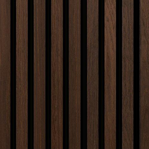Acoustic Wood Panels 300x60 cm Harmony Premium - Smoked Oak - HomeHarmony.eu